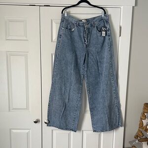 Target Women's Wide-Leg Light Blue Denim Jeans